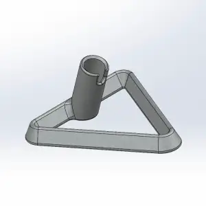 Simple Ice Fishing Rod Holder