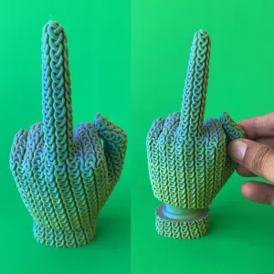Crochet Middle Finger