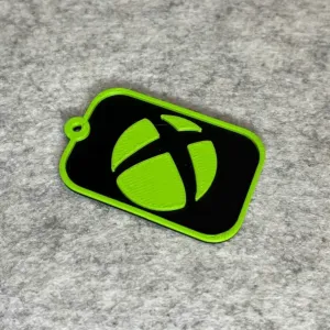 Xbox logo decor keychain