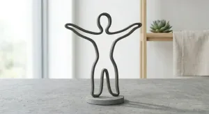 Unbound Spirit: Minimalist Freedom Sculpture