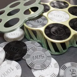 Poker Chips with case
