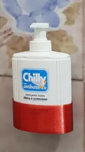 "Chilly" liquid soap dispenser holder - intimate wash