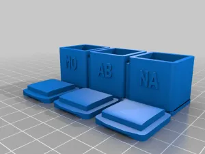 Dreiteilige Medikamentenbox