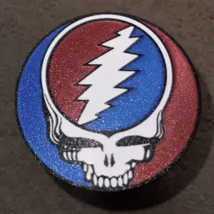 Grateful Dead trailer hitch cover