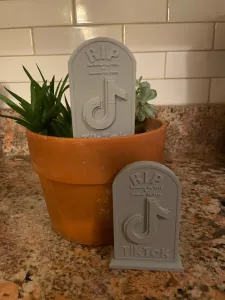 TikTok Gravestone