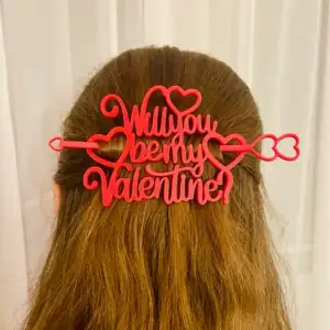 Valentine's Day hair clip