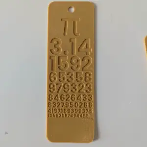Custom Pi Bookmark