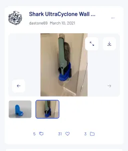 Shark ultracyclone vacuum holder