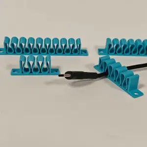 Flat-Mount Cable Clips | M4 Screw (4 Sizes)