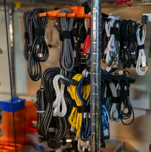 Cable Hangers for "Productive Susan"