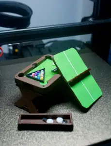 2 in 1 pool table/ping pong desktop game (FULLY FUNCTIONAL)