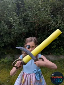 Pirate playset: patch - coin - hook - (foam)sword