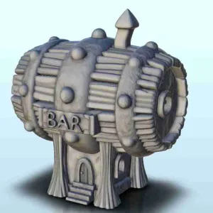 Fantasy barrel bar 2 - miniatures warhammer figure wargame
