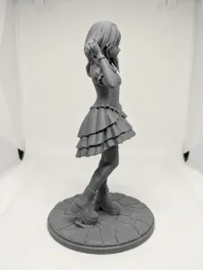 Cute Anime Girl Standing - Desk Decor
