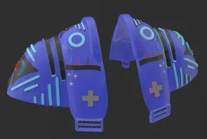 T.P.U 75A - NEO FUTURIST Decolletage ARMOUR