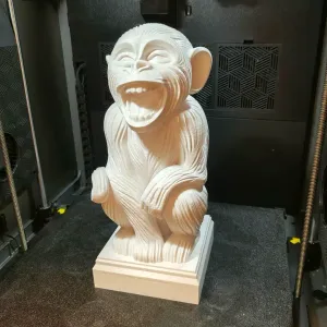 Smiling Monkey Statue