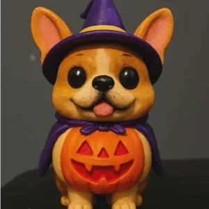 Halloween Witch Dog