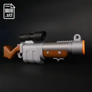 Grenadier's Discharge - Team Fortress 2 Digital Model for 3D
