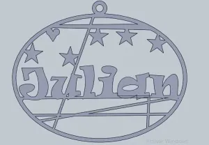 Guirnalda con nombre personalizada Julian