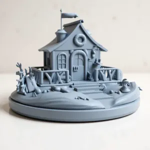 Beach House Miniature