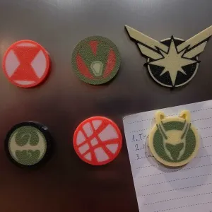 Marvel Mystic Heroes Magnets set