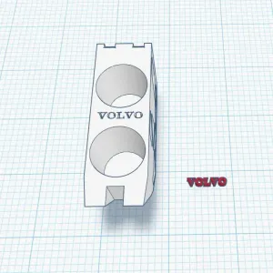 Volvo cup holder