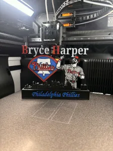 Philadelphia Phillies Bryce Harper display