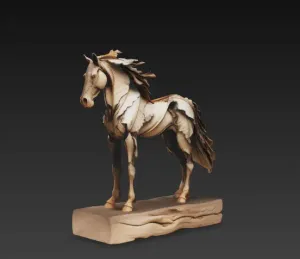 Horse statue