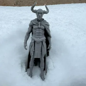 Fitness gym Satan with horns