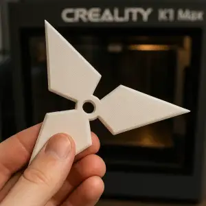 NINJA STAR SHURIKEN EASY PRINT