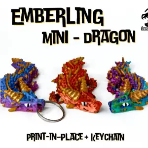 EMBERLING MINI DRAGON KEYCHAIN NOSTRILS