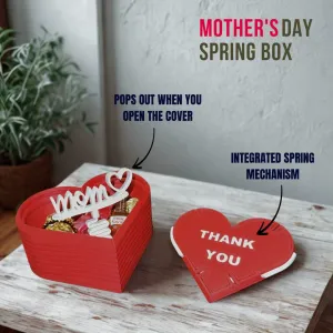 MOTHERSDAY BOX (WITH SPRING MECHANISM) / MOTHERSDAY GIFT