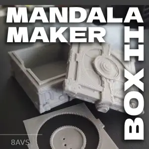 🌀 Mandala Maker Box II — a small box for big order 🌀