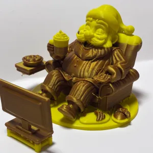 Christmas santa claus chilling
