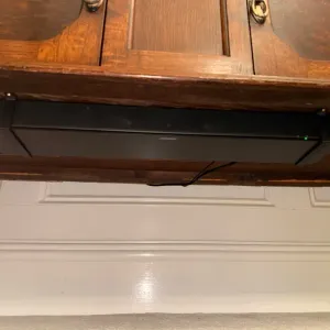 Bose TV speaker under unit/table mounts