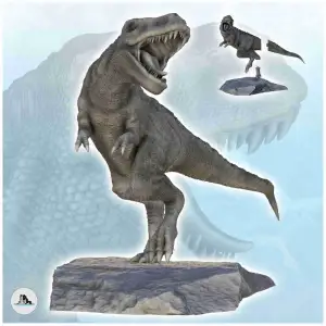 T-Rex dinosaur (14) - miniatures figure statue scenery