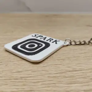 Instagram tag with an NFC tag gap inside
