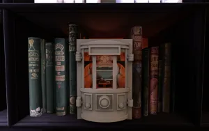 Train Cabin Booknook