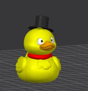 Quirky Top Hat Duck