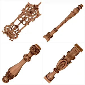¹ Baluster pillar column stand