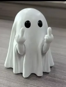 fantasma mostrando dedo