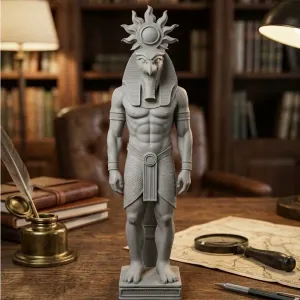 statue of the god Ra, the sun god