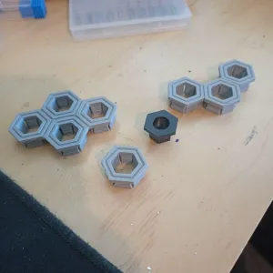 Inserts and screw mount for HSW/HoneycombStorage wall