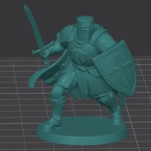 Human Knight DnD 28mm