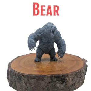 DnD TTRPG Bear Miniature