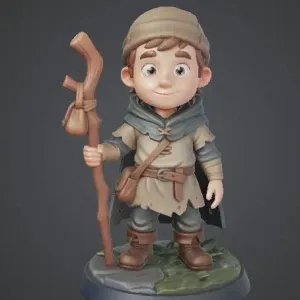 Young Woodland Pathfinder Adventurer – Noah 0x03