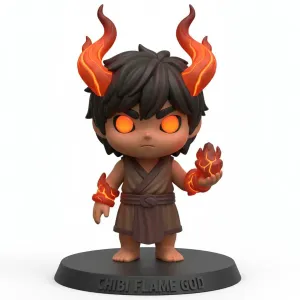 🔥 Ignivar – The Chibi Flame God