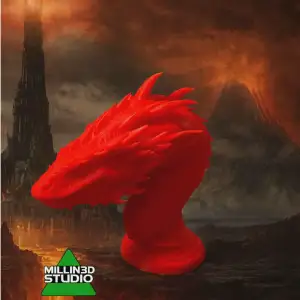 The Lord of the Rings Smaug Dragon Bust Statue LOTR