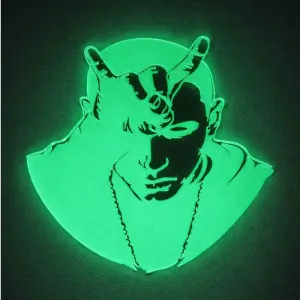Eminem Devil Horns Portrait
