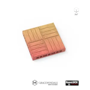 Wooden floor tile